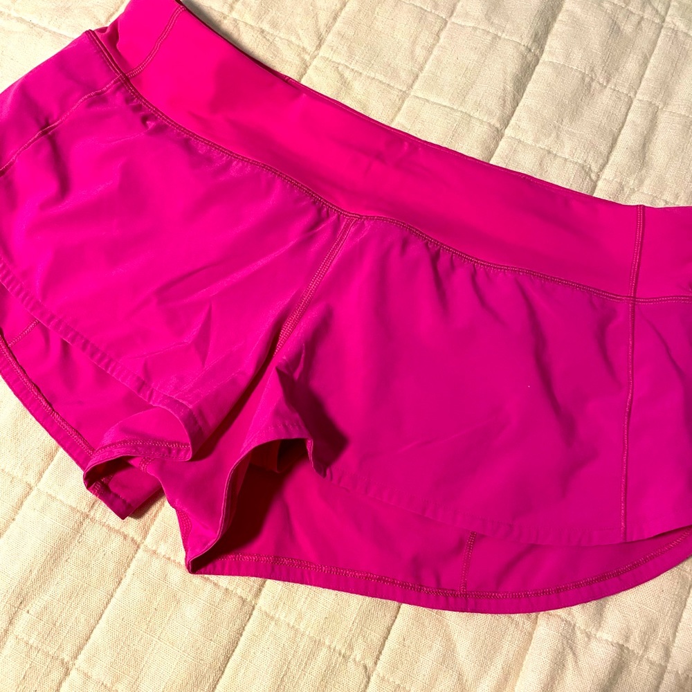 Lululemon hot pink shorts size 10